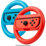 Volante Game Rocketfish Joy Con Para Nintendo Switch &amp; Switch Oled (pack Com 2 Unidades)- Vermelho/azul-rf-nsjcw2