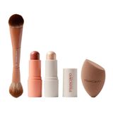 Kit Mascavo Oak Glow &amp; Go Trio + Problender Esponja Grande