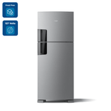 Refrigerador Consul Frost Free Duplex 410 Litros Inox Crm50lk – 127 Volts