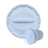 Balde Para Açaí 20lts E Tampa Rosca - Kit 17 Pçs