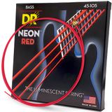 Cordas Para Baixo Dr Hi-def Neon Red Medium Nrb-45
