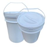 Balde Para Fazer Slime 20l Tampa De Rosquear - Kit 2 Pçs