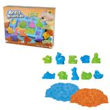 Areia Massinha Sensorial Divertida Fundo Do Mar 500g Modelar