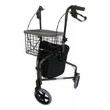 Andador 03 Rodas Supermedy Com Freios Dobrável Até 80kg