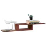 Rack Suspenso Para Tv 32 Polegadas 120cm X 30cm X 15cm Marrom