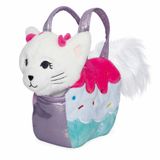 Pelucia Infantil Com Bolsinha Barbie Pets Gatinha Fun Divirta Se