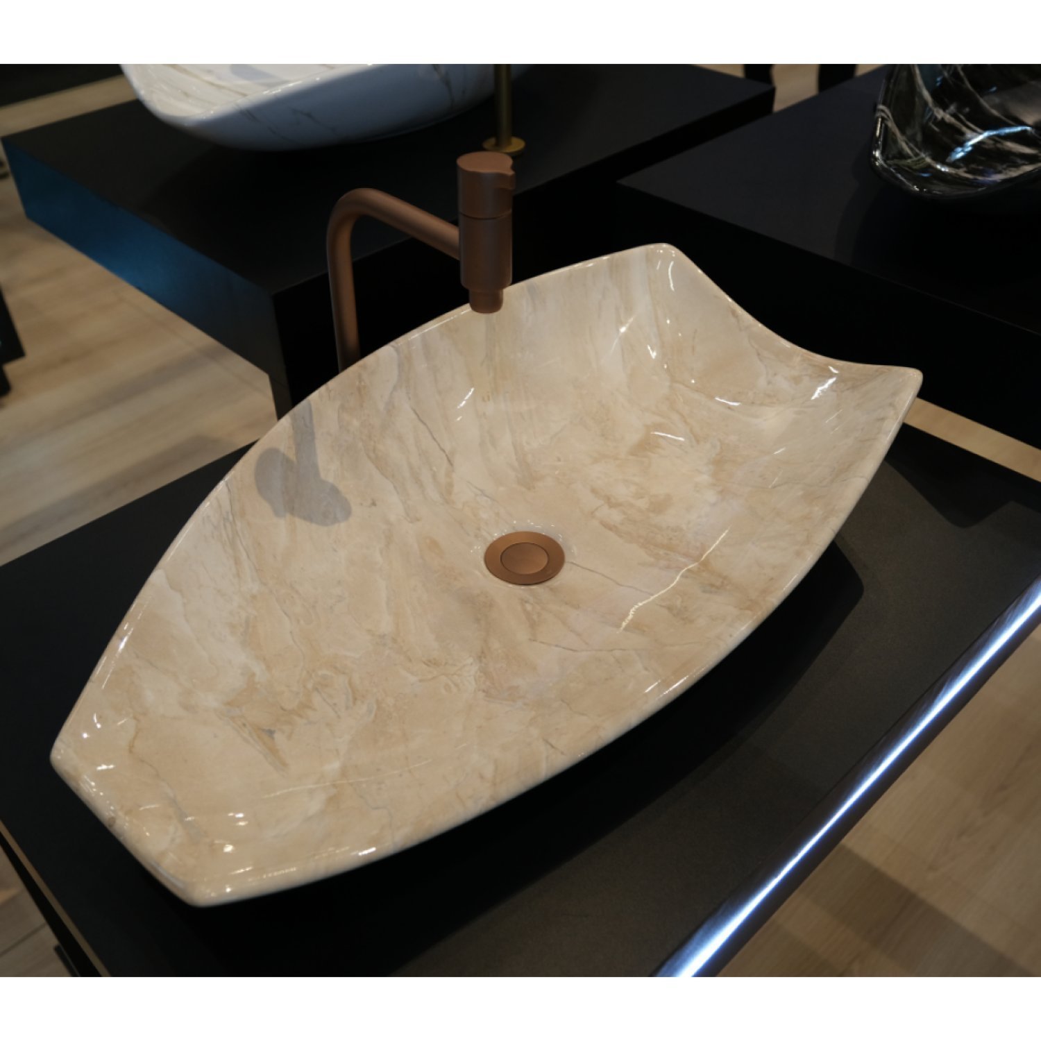 Cuba De Apoio San Marino Travertino Japi Bege