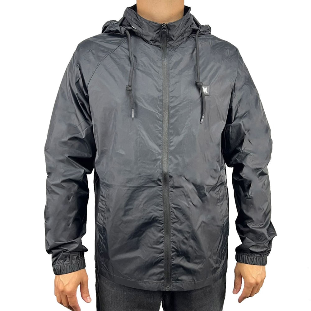 Jaqueta Corta Vento Hurley Classic Preta