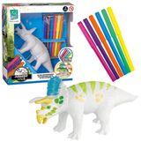 Brinquedo Para Pintar Jurassic Color Triceratops Dinossauro
