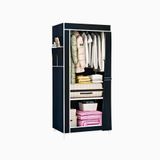Guarda Roupa Closet Dobrável Organizador - Azul Escuro