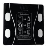 Balanca De Bioimpedancia Digital Western 180kg Com Bluetooth E Aplicativo Preta