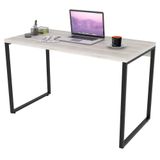 Mesa De Escritório Office 135cm Estilo Industrial Prisma C08 Snow - Mpozenato
