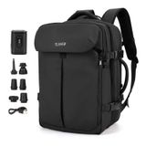 Mochila Vacpack De Compressão A Vácuo Impermeável Preta Tlangp