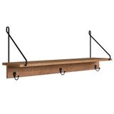 Prateleira Decorativa Multiuso Estilo Industrial Tube Vermont-preto - Artesano