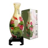 Vaso De Quebra-cabeça 3d Pintoo S1024 Carp Translúcido Com Lótus