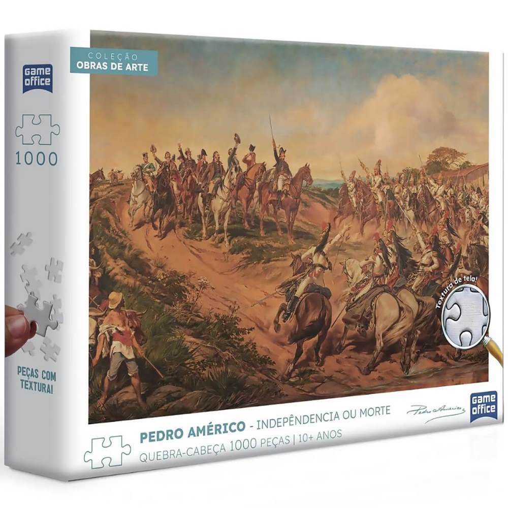 Quebra Cabeca Pedro Americo Independencia Ou Morte 1000 Pecas Toyster