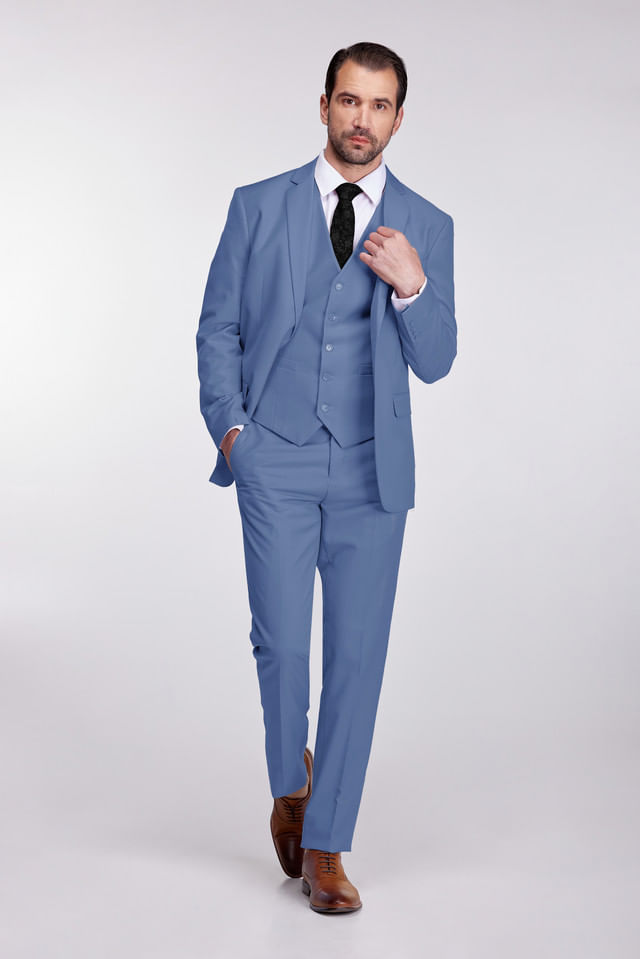 Suit Braveman, 3 Peças, Colete Premium, Slim Fit Para Homens