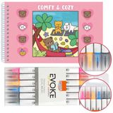 Livro Bobbie Goods Infantil Comfy &amp; Cozy Com 6 Marcadores