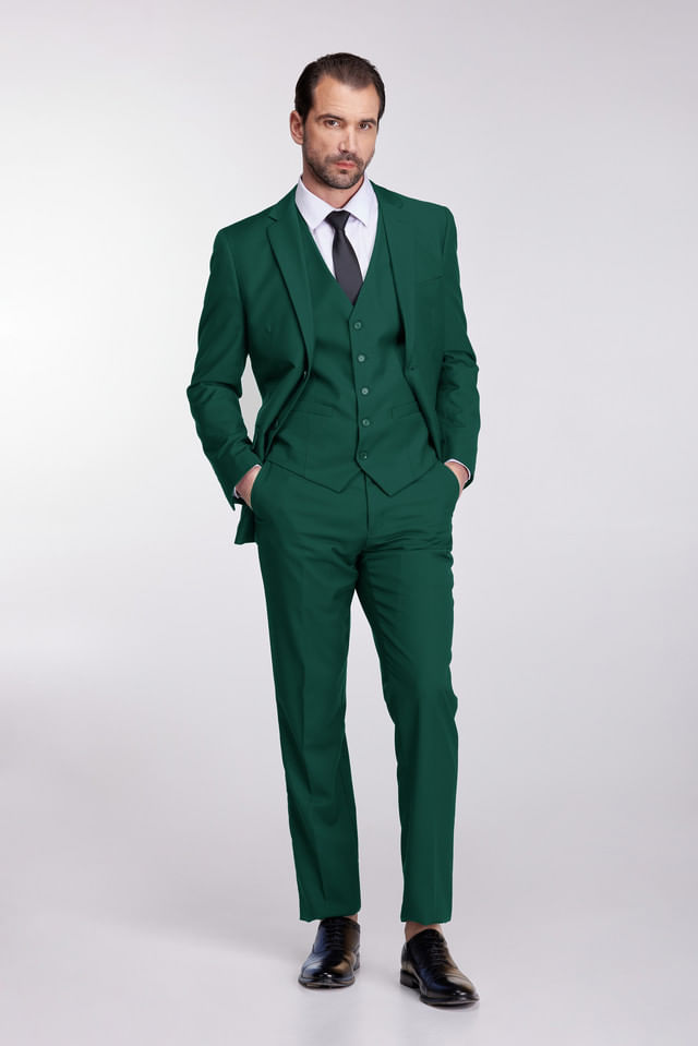 Suit Braveman, 3 Peças, Colete Premium, Slim Fit Para Homens