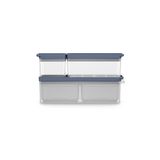 Kit Organizadores De Geladeira Electrolux Experience 3 Un Empilhável Modular Com Escorredor
