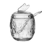 Açucareiro Com Colher New Butterfly 220ml Cristal Lyor