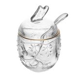 Açucareiro Com Colher New Butterfly Fio De Ouro 250ml