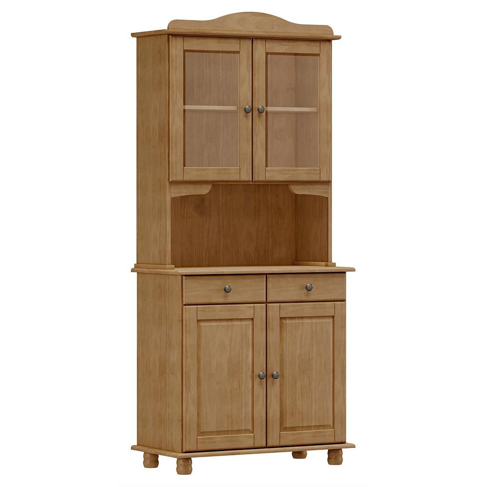 Cristaleira Rubi 4 Portas E 2 Gavetas Freijó - Finestra Móveis