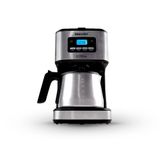Cafeteira Elétrica Mallory 1,5 Litros Easy Coffee Preto E Inox - 110v