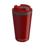 Copo Térmico Com Tampa 400 Ml Vermelho - Unitermi