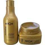 Shampoo Restaurador 300ml Máscara Revitalizant 300ml Restore