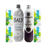 Gin Eternity Royale 900ml + Baly Coco Com Açaí 2l + Coko