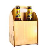 Porta Garrafa Mdf 4 Lugares Suporte Cerveja