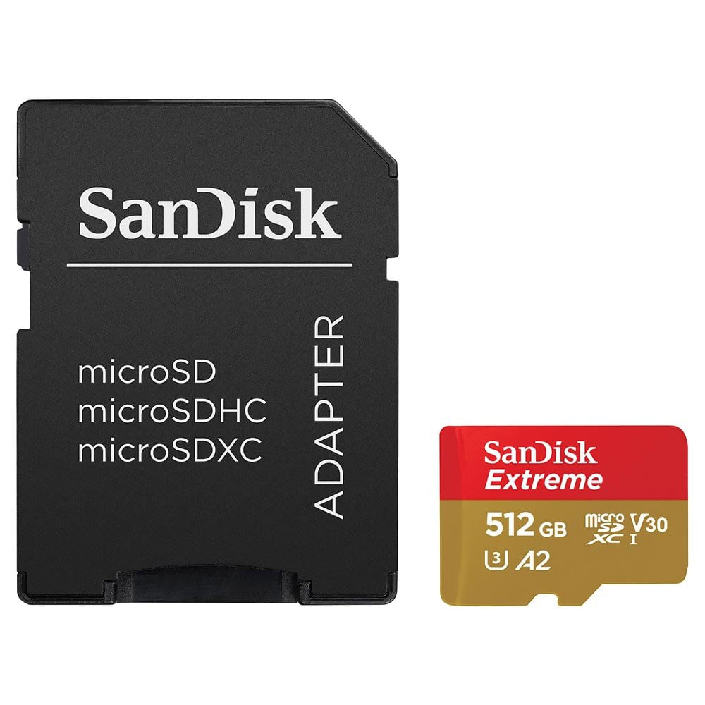 Cartão De Memória Micro Sd Sandisk Extreme V30 A2 U3 4k Uhd