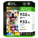 Cartucho De Tinta Inkjetsclub Compatível Com Hp 933xl 932xl