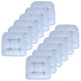 Almofadas De Cadeira De Pátio Sweet Home Collection Azul Claro X12