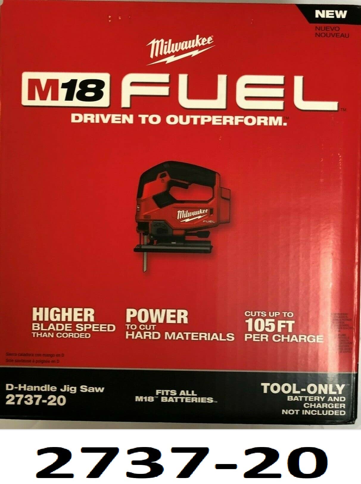 Quebra-cabeça Milwaukee M18 Fuel D-handle