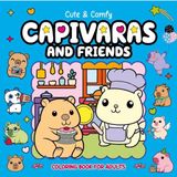 Livro Colorir Capivara And Friends Azul Cozinheira 64