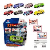 Carrinho Polibrinq Strikers Fricção Em Metal Cores Sortidas