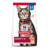 Cat Food Hill&#39;s Science Diet Para Adultos De 1 A 6 Anos De Salmão Premium 1,6 Kg
