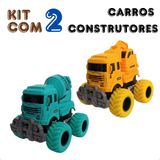 Brinquedo Caminhão Construção Fricção Infantil Colorido