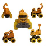 Brinquedo Caminhão Construção Fricção Infantil Colorido