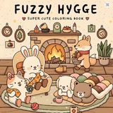 Livro De Colorir Importado Fuzzy Hygge 48 Paginas 21x21 Cm