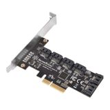 Cartão Pci Express Silverstone Technology Ecs06 6 Portas Sata