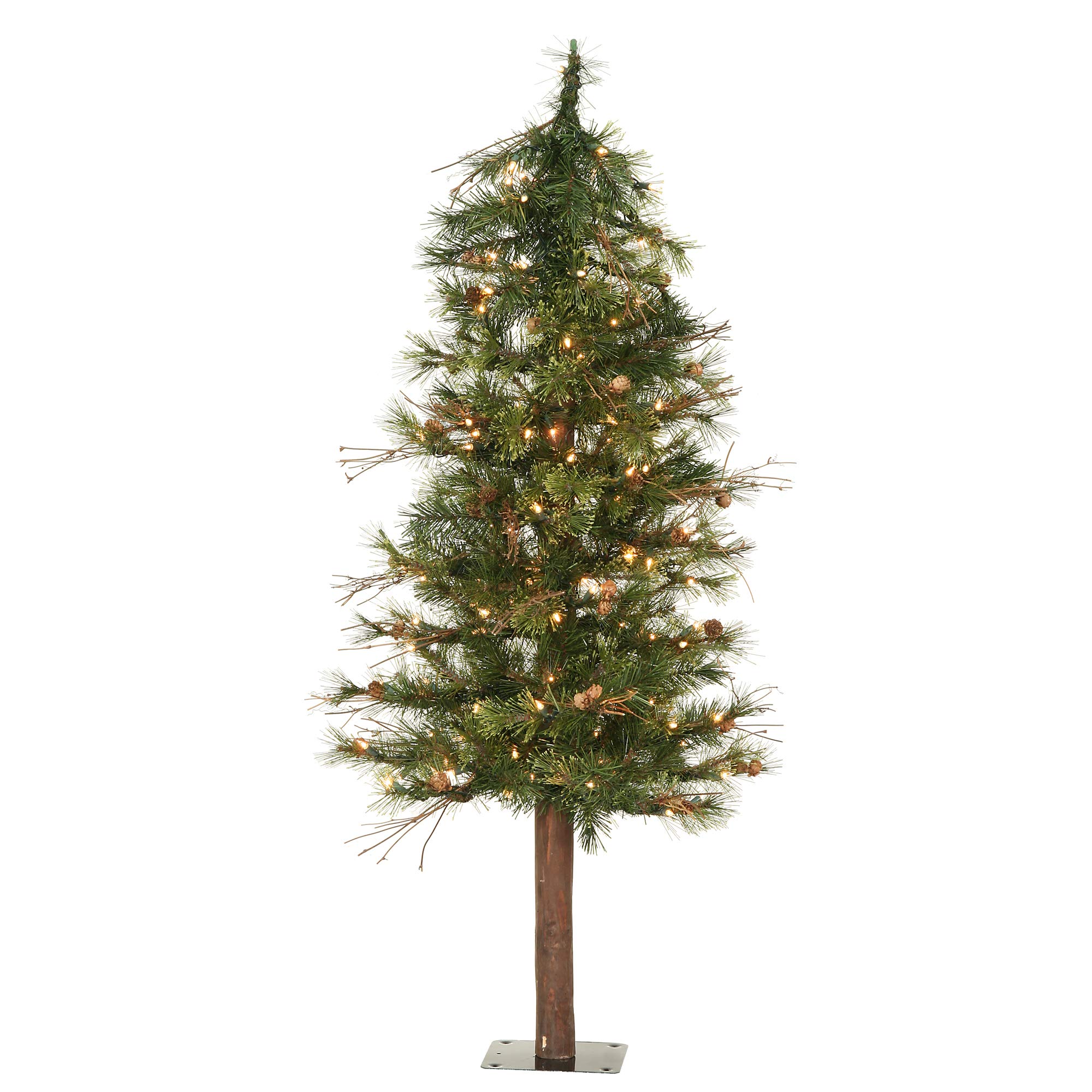 Árvore De Natal Vickerman Mixed Country Alpine 90cm Com Luzes