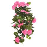 Arbusto Suspenso Artificial Vickerman Pink Geranium 29 Cm De Comprimento