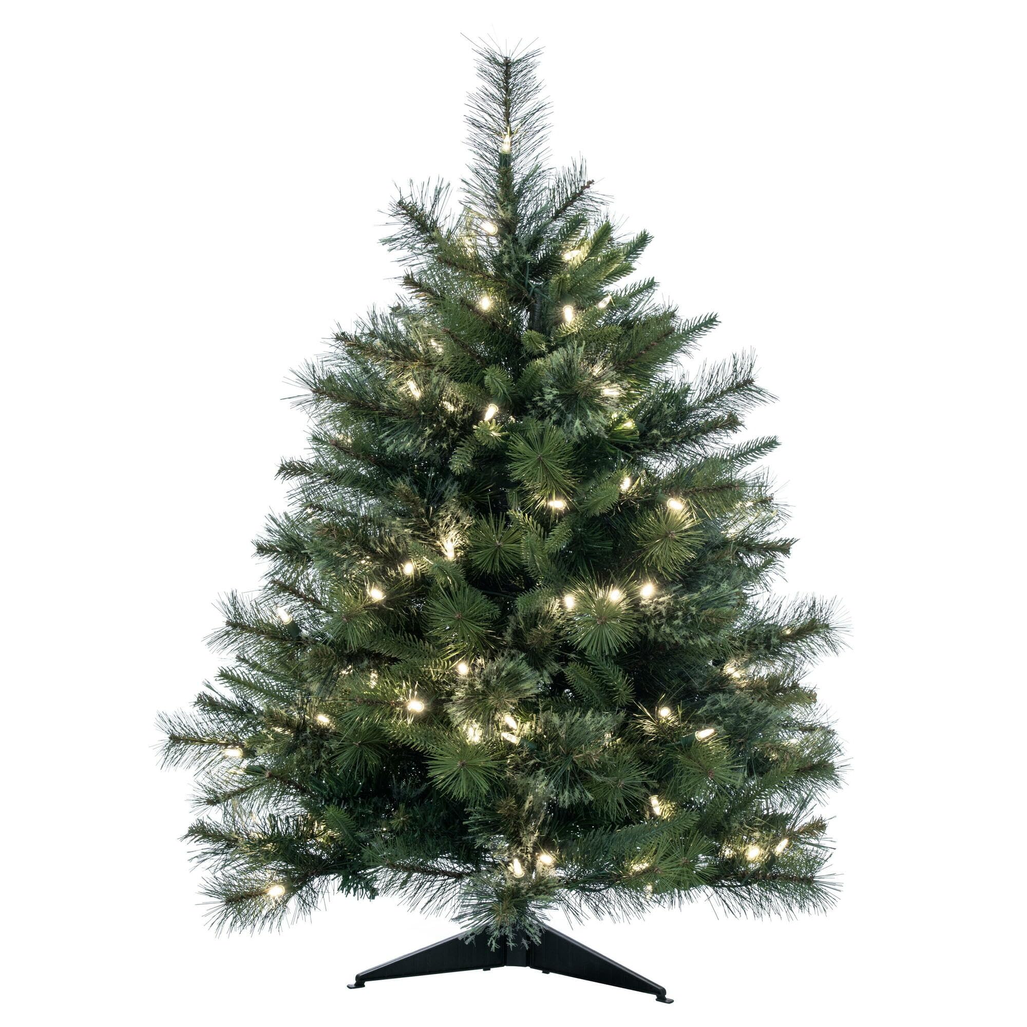 Árvore De Natal Vickerman Cashmere Pine 90cm Com 100 Led