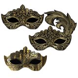Decoração De Parede Beistle Venetian Mask Carnival Mardi Gras 3 Unidades