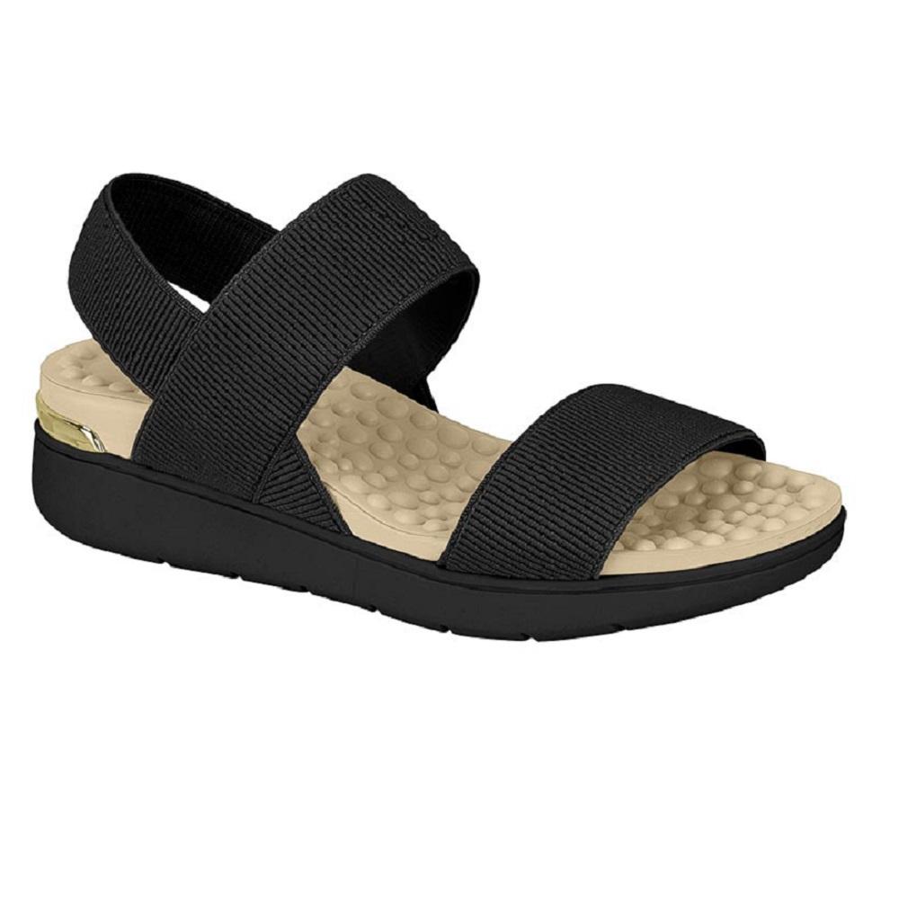 Papete Modare Elastico Canelado Preta 035 Ref 7151.102