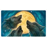 Play Mat Legion Supplies 3 Wolf Moon 14 X 24 Cm Com Suporte De Borracha
