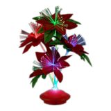 Peça Central: Piscar, Festiva, Luminescente, Poinsétia, Natal